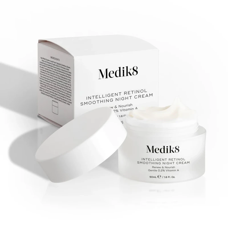 Medik8 Intelligent Retinol Smoothing Night Cream | A vitamino naktinis kremas odos atstatymui 50 ml