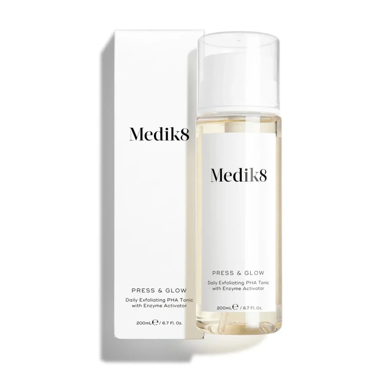 Medik8 Press & Glow | Осветляющий PHA-тоник для сияния кожи 200 мл