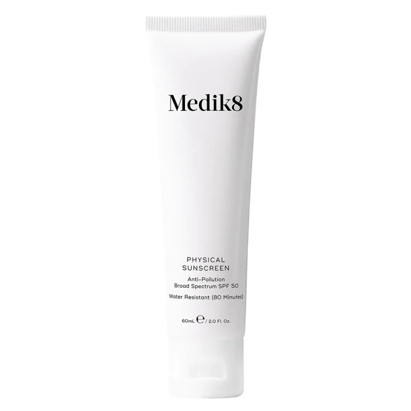Medik8 Physical Sunscreen SPF50 | Mineralinis veido apsauginis kremas SPF50 60 ml