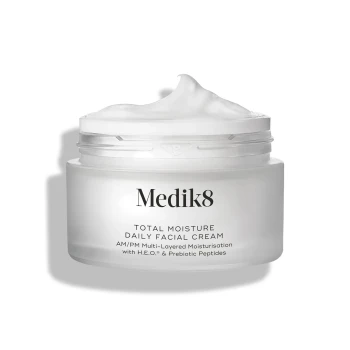 Medik8 Total Moisture Daily Facial Cream | Drėkinamasis kasdieninis veido kremas su prebiotiniais peptidais 50 ml