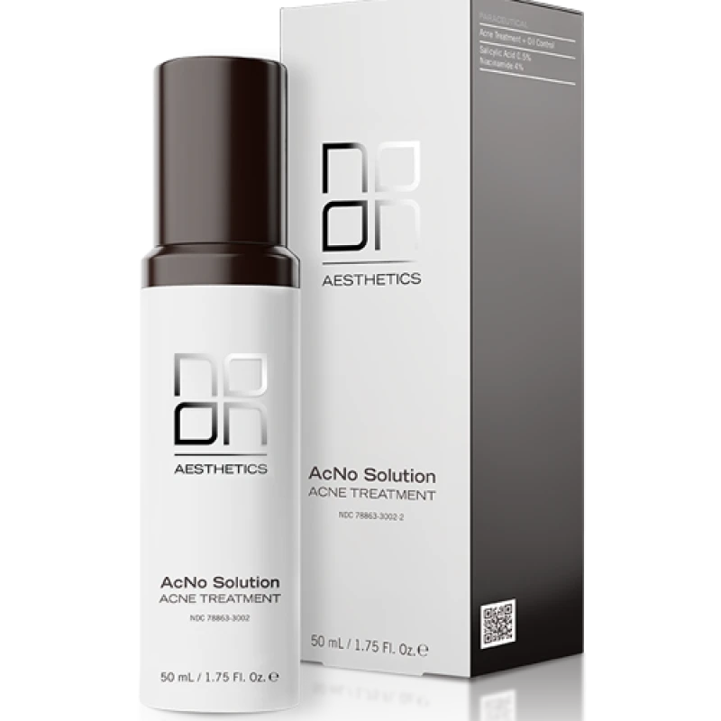 NOON AcNo Solution | Serumas nuo spuogų ir riebalų kontrolės 50 ml