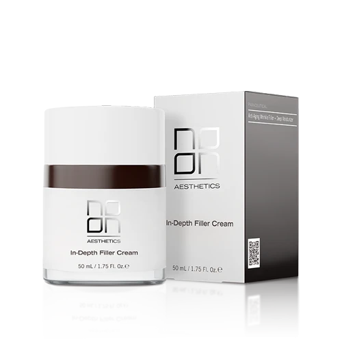 NOON Aesthetics In-Depth Filler Cream | Priešraukšlių kremas, giliai drėkinantis su antioksidaciniu poveikiu 50 ml