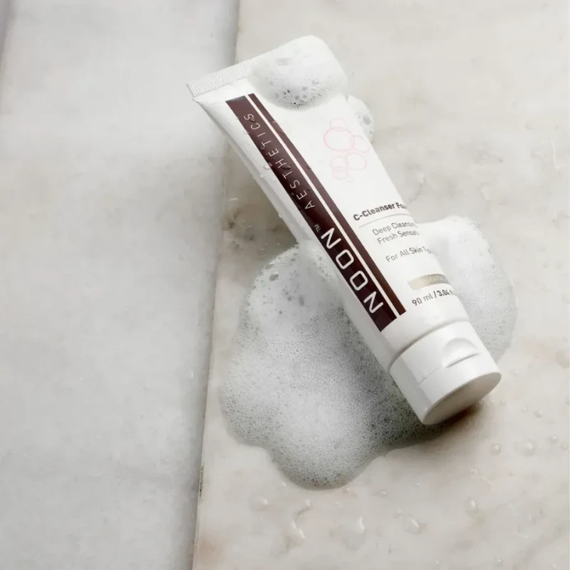 NOON Aesthetics C-Cleanser Foam | Veido valomosios putos su vitamino C darinys 90 ml