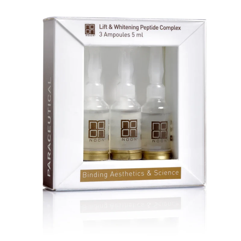 NOON Aesthetics Lift & Whitening Peptide Complex | Liftingą ir pigmentaciją mažinantis peptidų serumas 3 × 5 ml