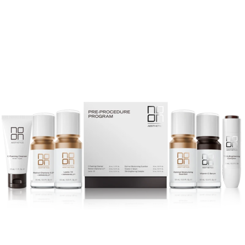 NOON Pre-Procedure Program | Набор для подготовки кожи перед процедурами (6 продуктов)