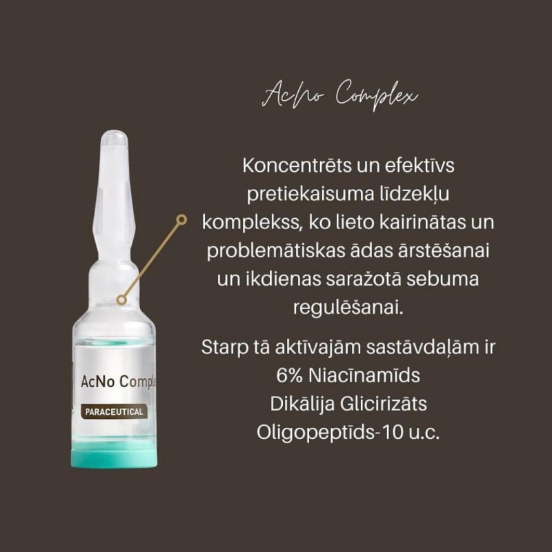 NOON Aesthetics AcNo Complex | Serum riebiai ir probleminiai odai 3 × 5 ml