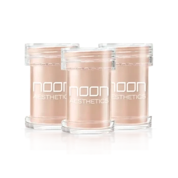 NOON Brush & Go papildymas SPF50 | Mineralinio SPF pudros įdėklas riebiai ir probleminiai odai, šviesus atspalvis 01, 3 × 5 ml