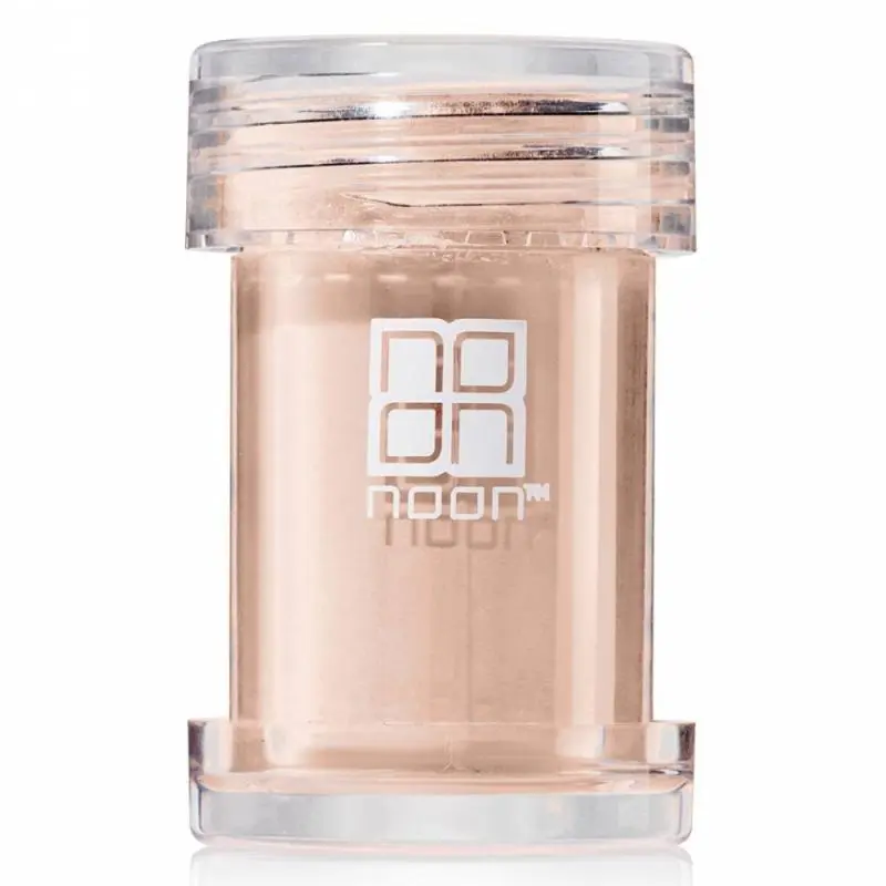 NOON Brush & Go papildymas SPF50 | Mineralinis SPF pudros užpildymas visiems odos tipams, vidutinė spalva 02, 3 × 5 ml