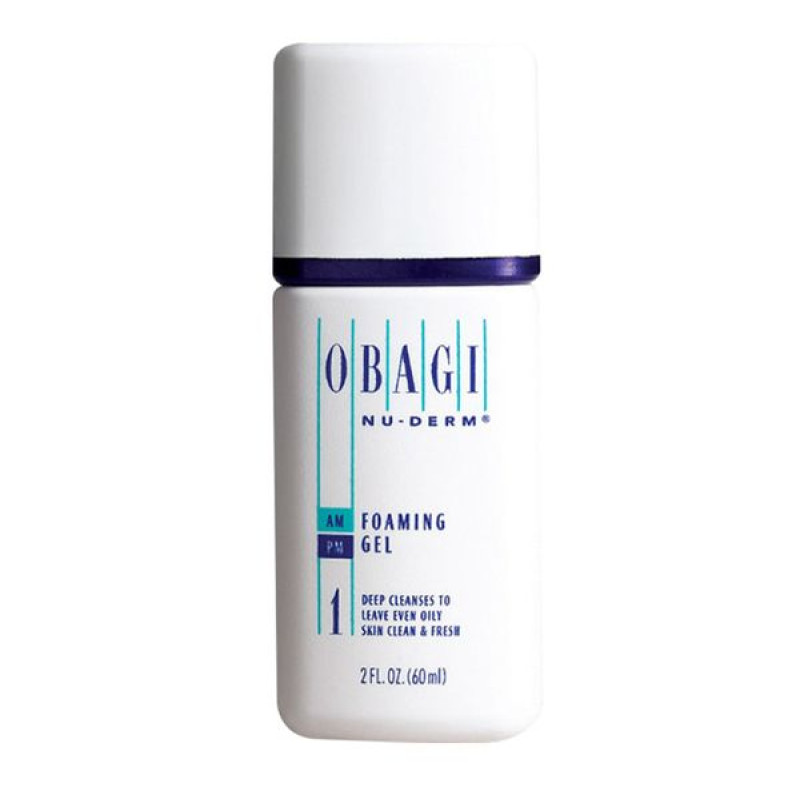 OBAGI MEDICAL Nu-Derm Foaming Gel | Putojantis Valomasis Gelis, 60 ml