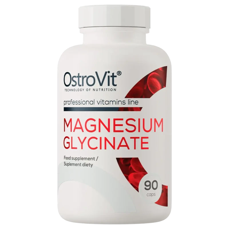 OstroVit Magnesium Glycinate | Magnio bisglicinatas 90 kapsulių