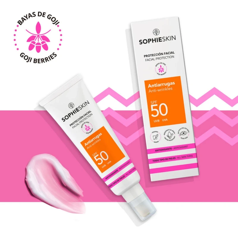 Sophie Skin Anti-Wrinkle SPF50 | Priešraukšlinis SPF50 veidui 50 ml