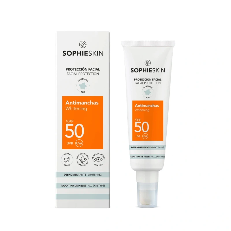 Sophie Skin Anti-Blemish SPF50 | Šviesinantis SPF50 veidui 50 ml