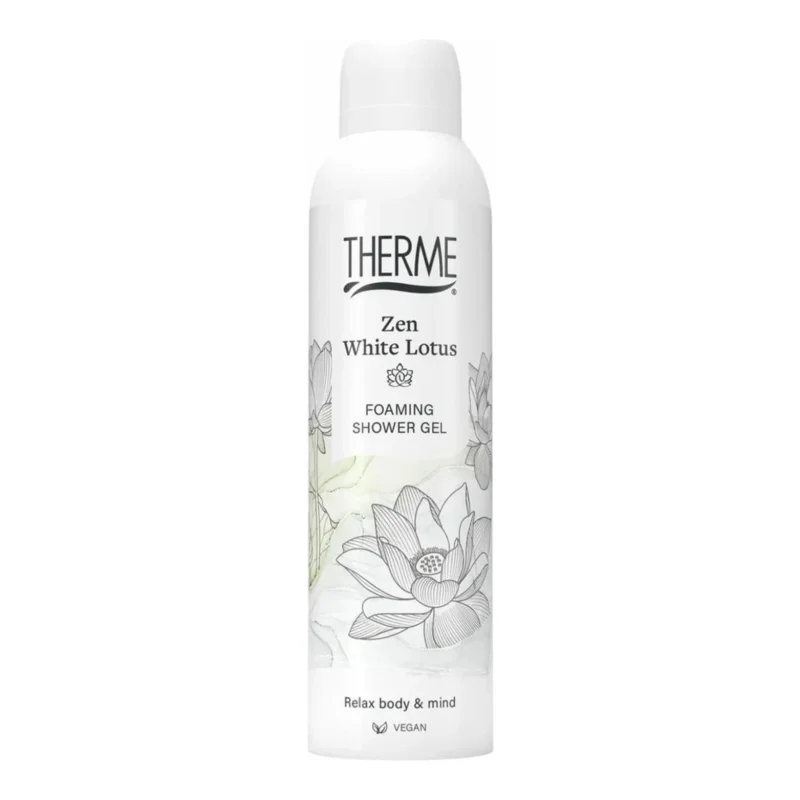 Therme Zen White Lotus putojantis dušo žele| Dušo putos 200 ml