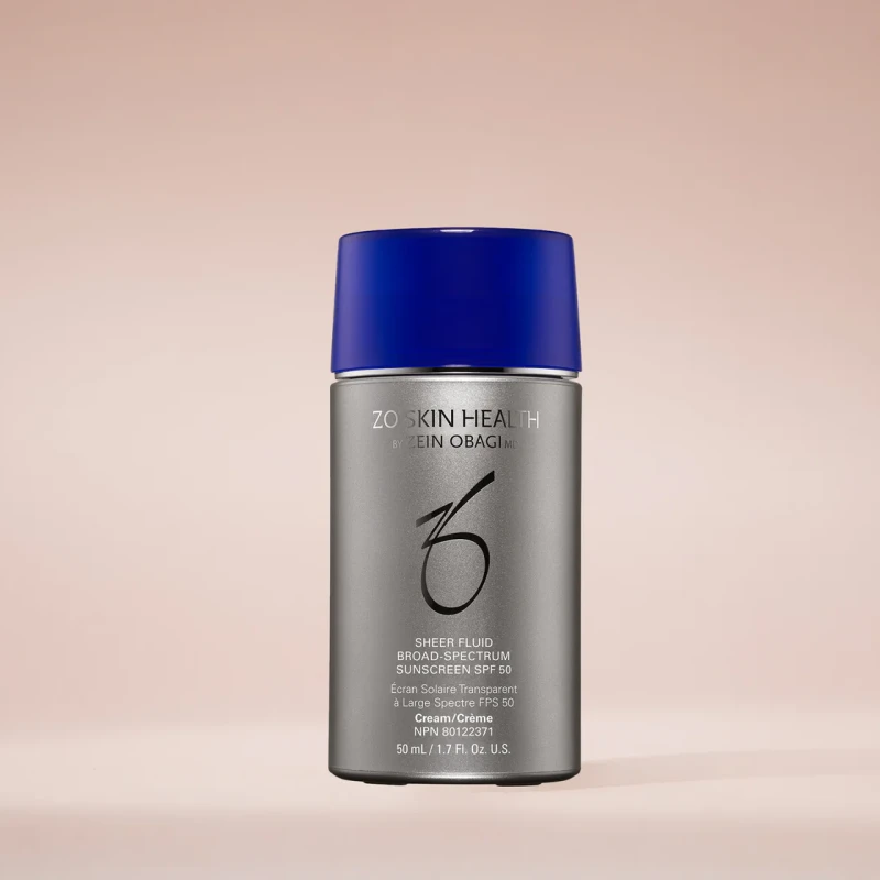 ZO Skin Health Sheer Fluid Broad-Spectrum Sunscreen SPF 50 | Lengvos tekstūros mineralinis saulės kremas SPF 50, 50 ml