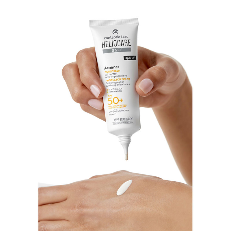 HELIOCARE 360° ACNIMAT SPF50 | Солнцезащитный крем для жирной и акне-кожи, 50 мл