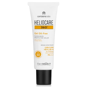 HELIOCARE 360° GELIS, BEZ ALIEJAUS, SPF 50 | Riebioms ir spuoguotai odai, 50 ml