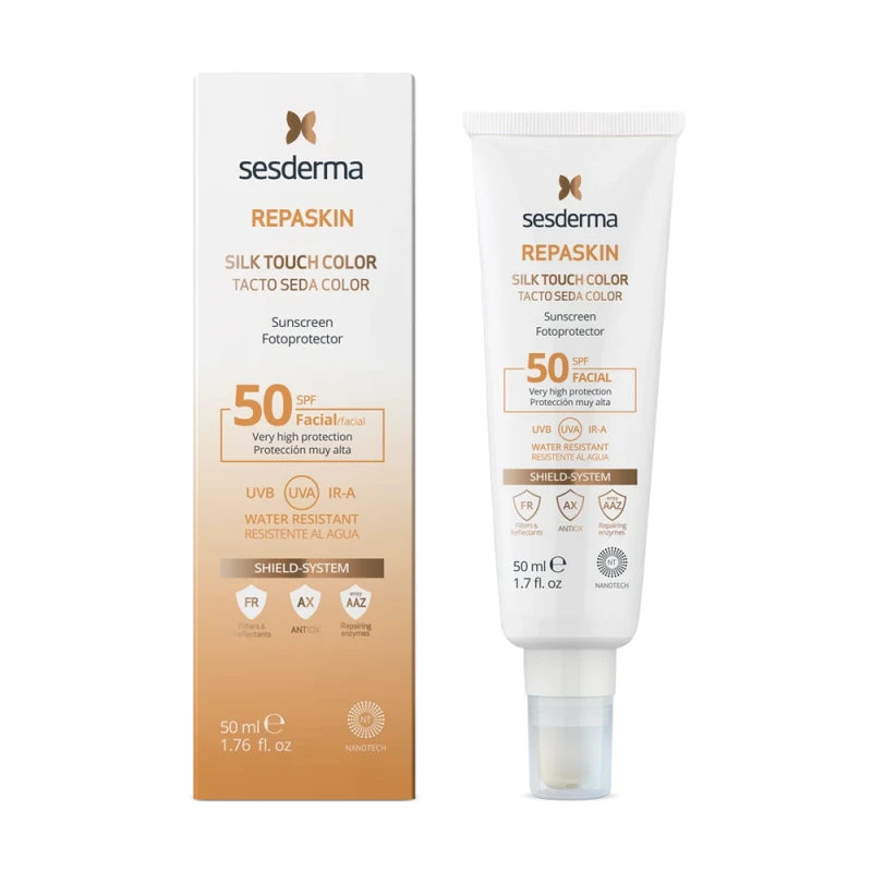Sesderma Repaskin Silk Touch SPF50 | Saulės apsauga 50 ml