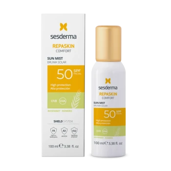 Sesderma Repaskin Comfort Sun Mist Rosemary SPF50 | Защитный солнцезащитный спрей с ароматом розмарина и SPF50 100 мл