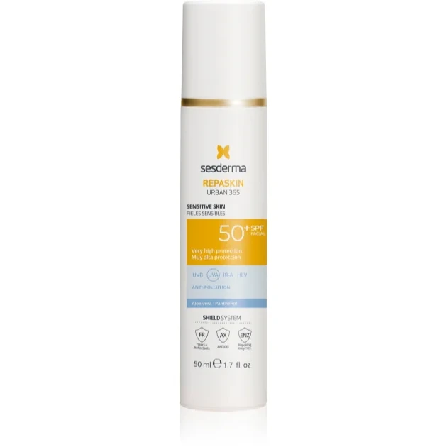 Sesderma Repaskin Urban 365 Sensitive SPF50 | Солнцезащитный Крем Для Чувствительной Кожи Лица SPF50 50 мл