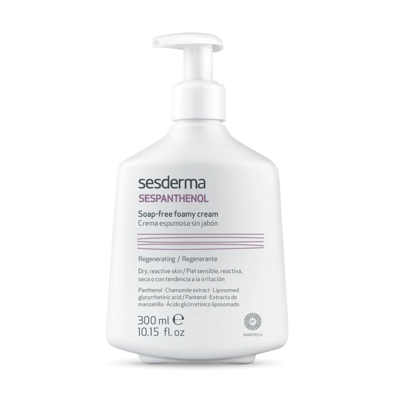 Sesderma Sespanthenol Soap-Free Foamy Cream | Putų valiklis be muilo 300 ml