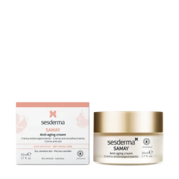 Sesderma SAMAY Samay anti-aging serum  30 ml Samay anti-aging cream | Восстанавливающий Крем Для Лица Для Чувствительной Кожи 50 Мл