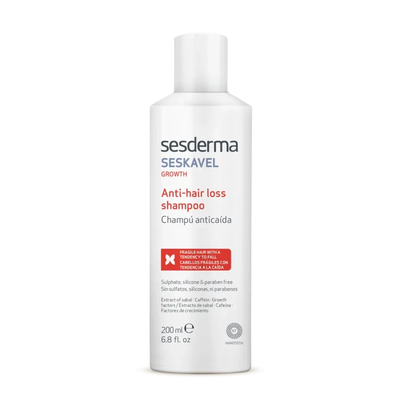 Sesderma Seskavel Growth Anti-Hair Loss Shampo | Šampūnas nuo plaukų slinkimo 200 ml