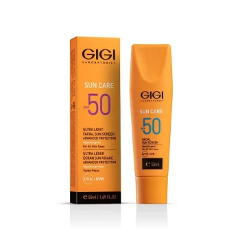 GIGI Sun Care SPF-50 | Lengva veido apsauginė emulsija 50 ml