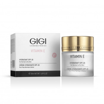 GIGI Vitamin E Drėkinamasis kremas sausai odai SPF20 | drėkinantis kremas sausiai odai 50 ml