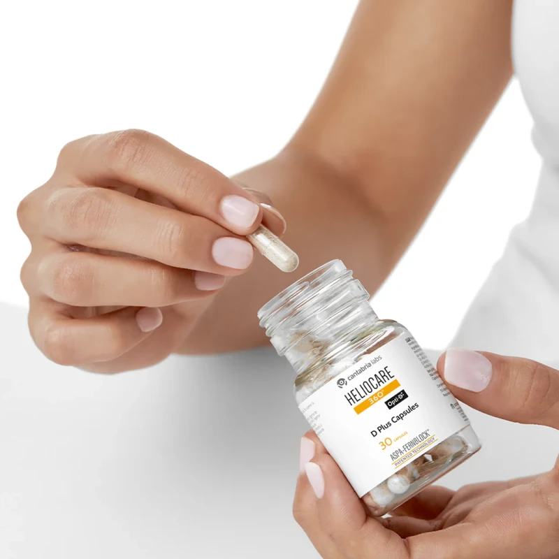 HELIOCARE 360° D Plus kapsulės | maisto papildas su Fernblock®+ ir D vitaminu, 30 kapsulių