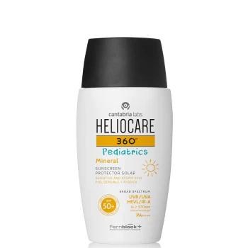 HELIOCARE 360° Baby & Kids Mineral SPF50+ | Saulės apsaugos fluidas vaikams ir kūdikiams su mineraliniais filtrais, 50 ml