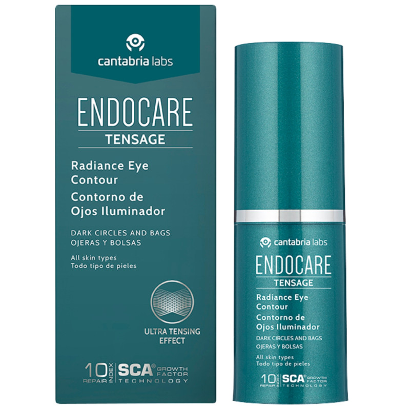 Endocare Tensage Radiance Eye Contour Cream 15 ml | Akių kremas raukšlių korekcijai