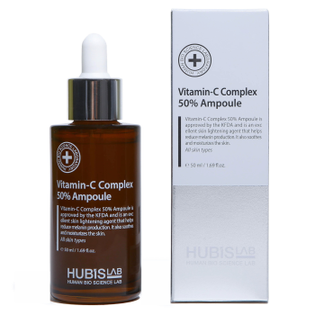 HUBISLAB Vitamin-C Complex 50% Ampulė | Atkuriamoji švytinanti C vitamino ampulė 50 ml