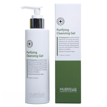 HUBISLAB Purifying Cleansing Gel | Giliai valantis gelis riebiai ir probleminiai odai 200 ml