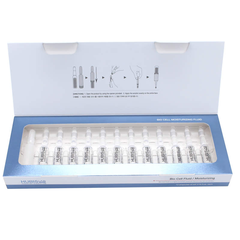 HUBISLAB Bio Cell Moisturizing Fluid | Intensyviai drėkinančios ampulės 2 ml × 12 vnt.