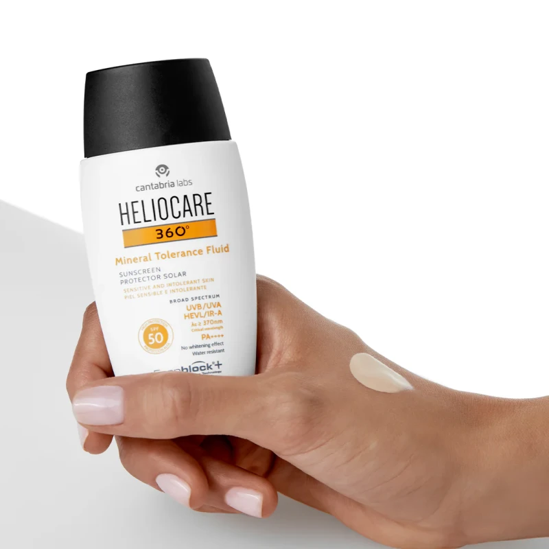 HELIOCARE 360° Mineral Tolerance Fluid SPF 50 | Mineralinis Saulės Fluids, 50 ml