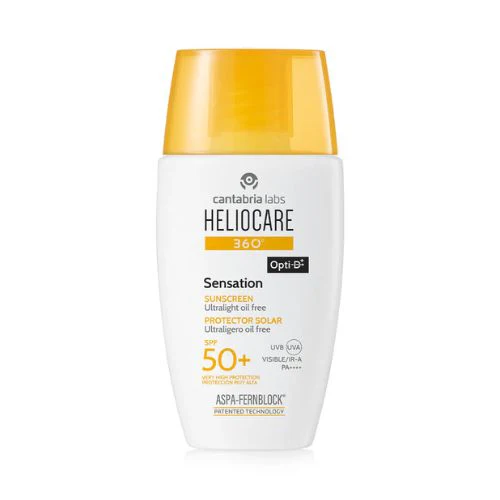Heliocare 360° Sensation | Ultra lengvas SPF saulės apsaugos priemonė, 50 ml