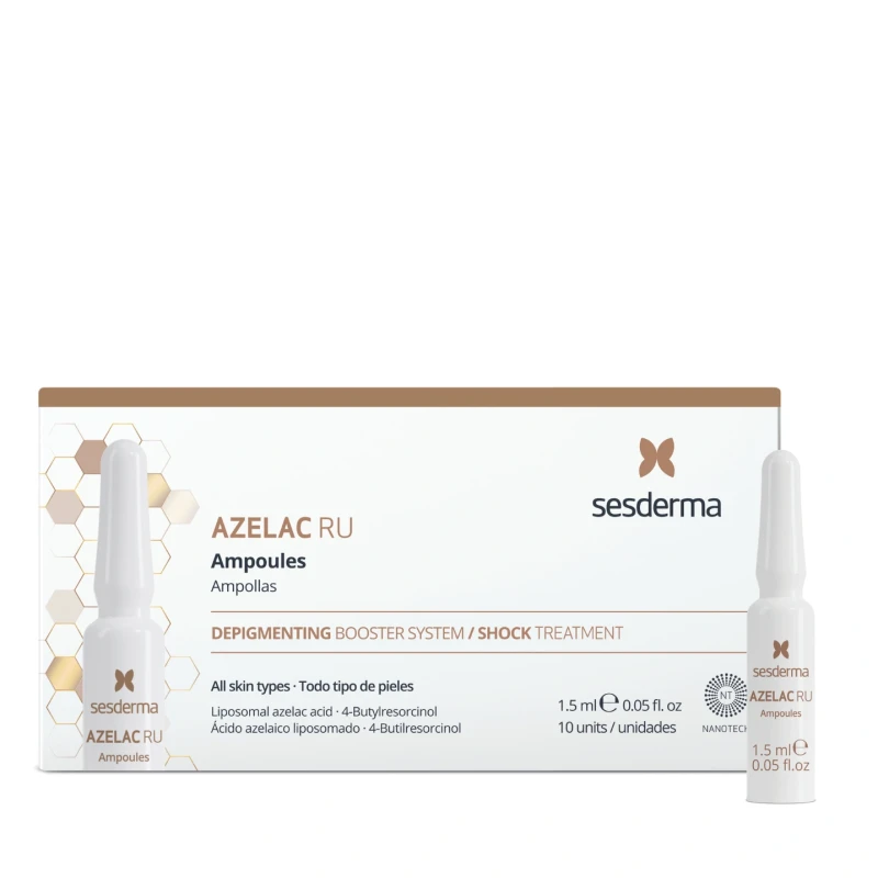 Sesderma Azelac RU Ampoules | Ампулы против пигментации 10×1,5 мл