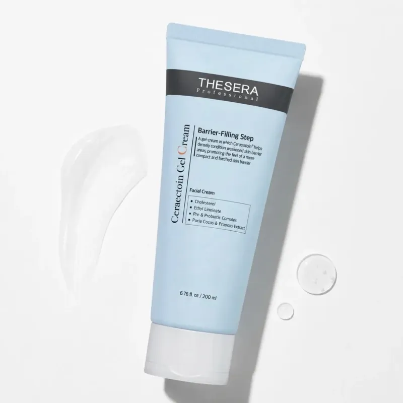 THESERA Ceraectoin Gel Cream | Drėkinamasis gelinis kremas odos barjerui stiprinti 200 ml