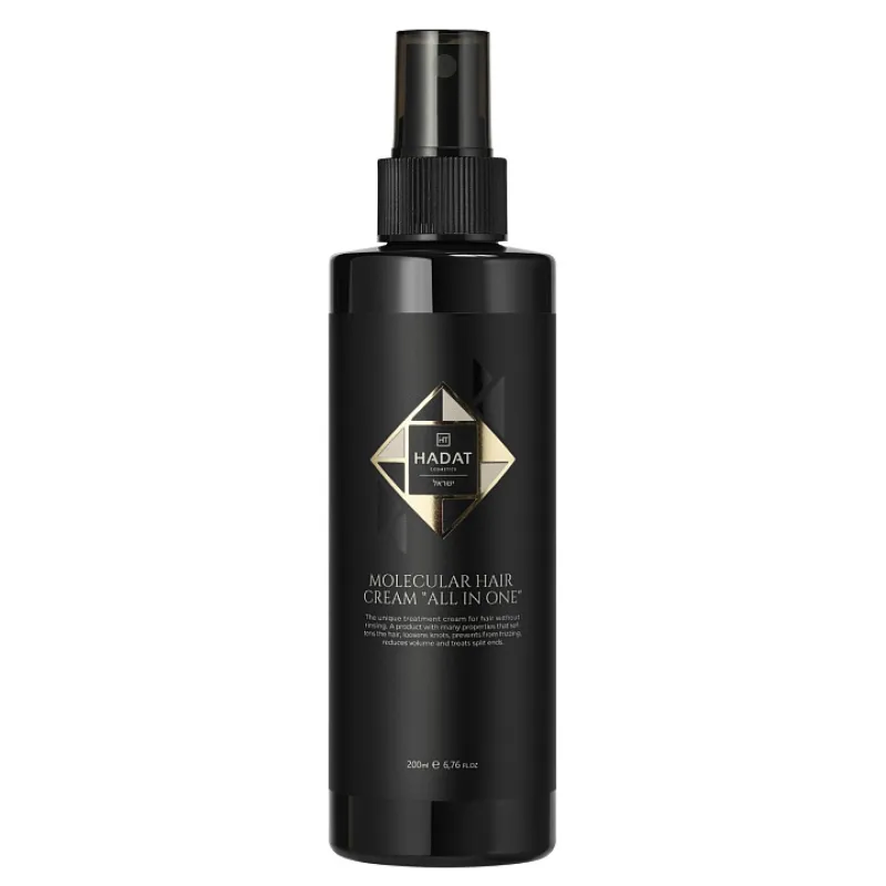 HADAT Molecular Hair Cream “ALL IN ONE” | Paliekantis Plaukus Nešalinantis Kremo-Spurkstukas 200 ml