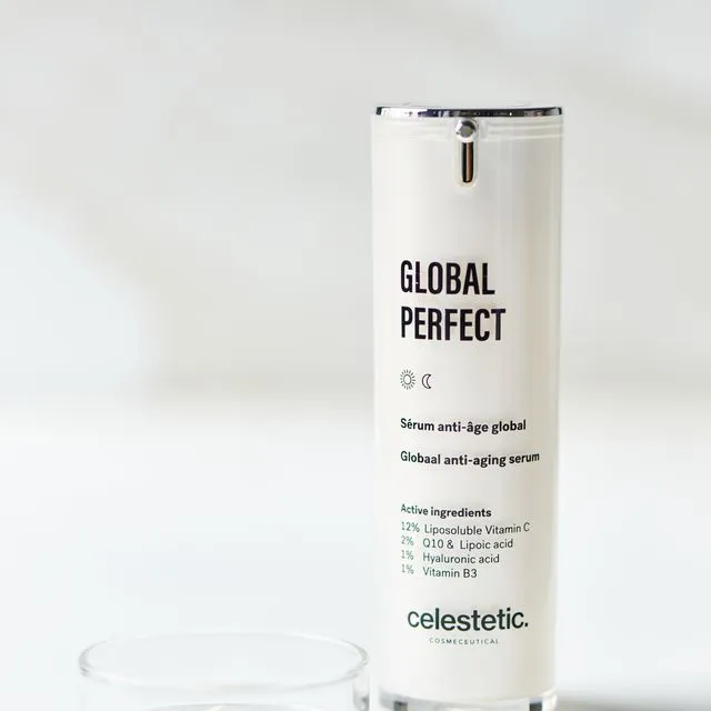 Celestetic Global Perfect | Anti-age serumas su C vitaminu ir Q10 30 ml