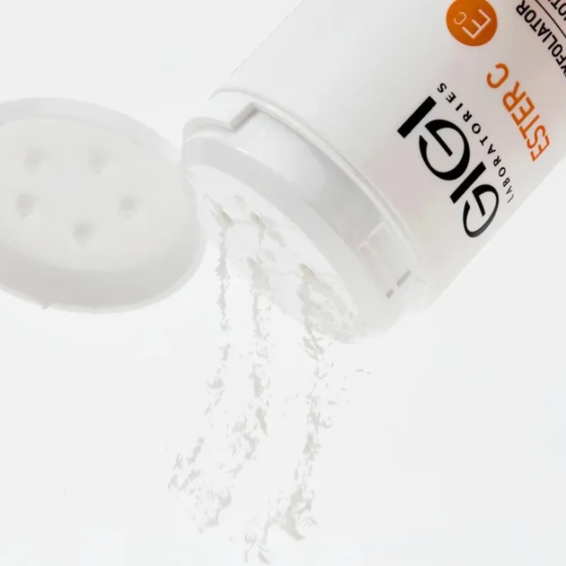 GIGI Ester C Rice Exfoliator | Enzimų miltelių šveitiklis su C vitaminu 50 ml