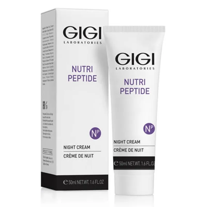 GIGI Nutri Peptide Night Cream | Intensyviai Drėkinantis Naktinis Kremas 50 ml