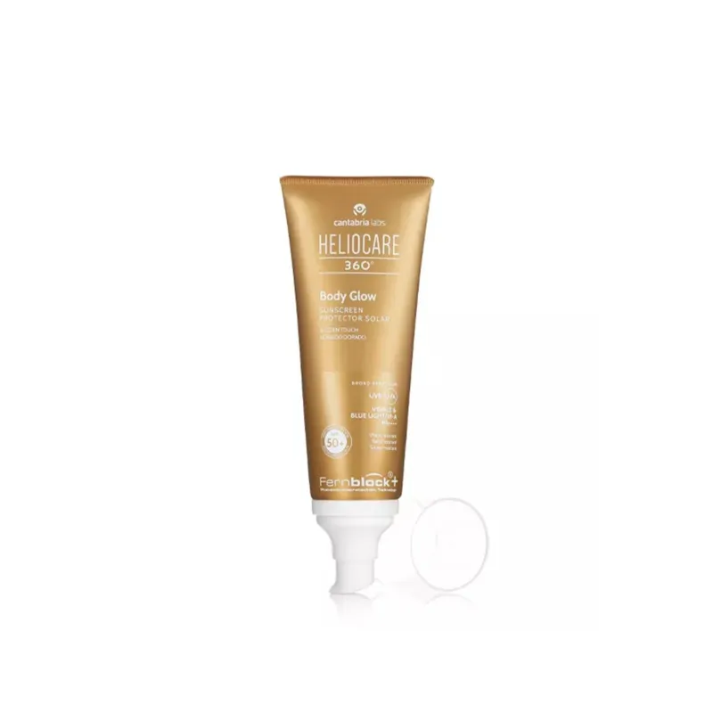 Heliocare 360° Body Glow SPF50+ | Kūno saulės apsaugos priemonė su blizgesio efektu 100 ml