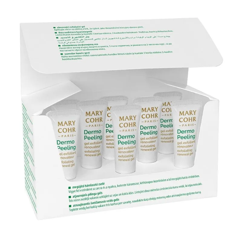 Mary Cohr Dermo Peeling Home Treatment | Intensyvus 8 savaičių glikolio rūgšties pilingo kursas 8 × 2 ml