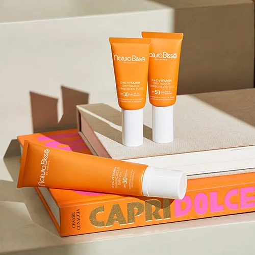Natura Bissé C+C Vitamin SPF 30 Dry Touch Sunscreen Fluid | Anti-senėjimo apsauginis SPF 30 saulės skystis su vitaminu C 30 ml