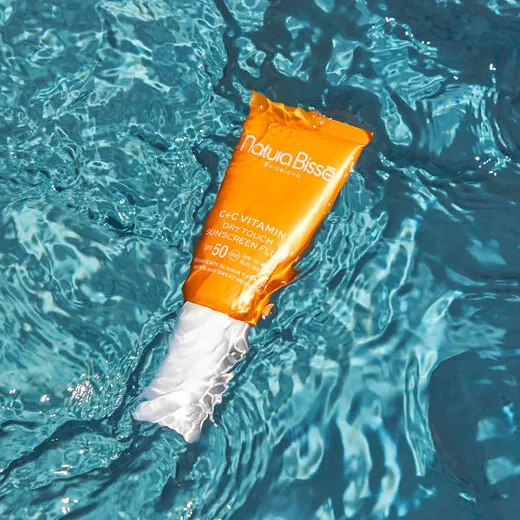 Natura Bissé C+C Vitamin SPF 50 Dry Touch Sunscreen Fluid | Apsauginis nuo senėjimo saulės skystis SPF 50 su C vitaminu 30 ml