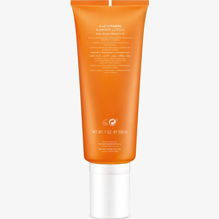Natura Bissé C+C Vitamin Summer Lotion | Drėkinantis ir raminantis kūno losjonas su C ir E vitaminais 200 ml