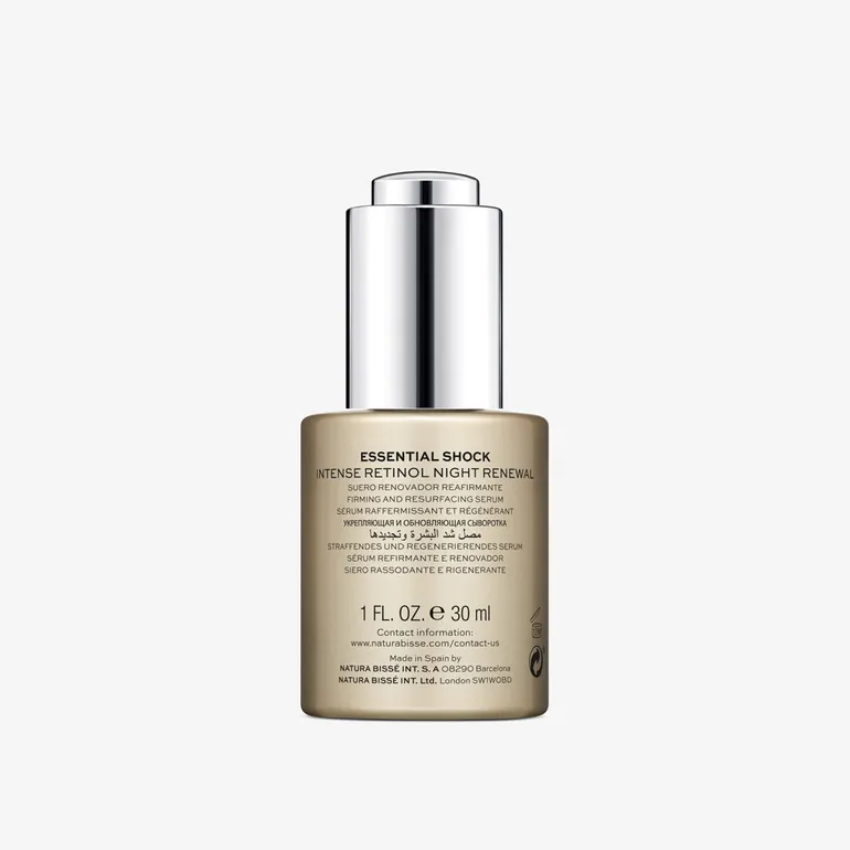 Natura Bissé Essential Shock Intense Retinol Night Renewal | Stiprinantis ir atnaujinantis naktinis retinolio serumas 30 ml