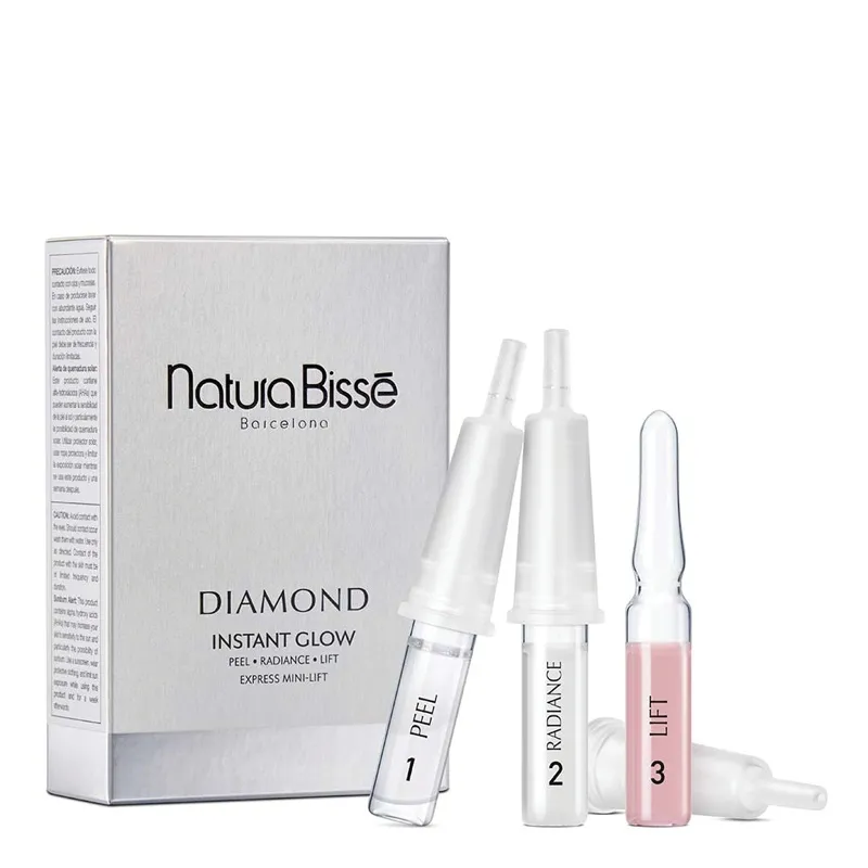 Natura Bissé Diamond Instant Glow | Трёхступенчатая экспресс-лифтинг процедура в ампулах 3 × 1,5 мл