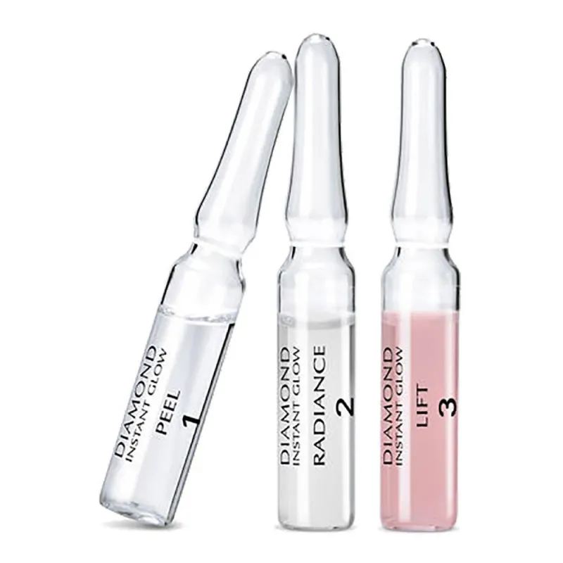 Natura Bissé Diamond Instant Glow | Набор из ампул для экспресс-лифтинга в 3 шага 12 × 1,5 мл